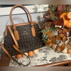Nanette Lepore Shoulder Monogram Bag, EUC